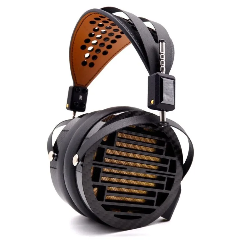 Audiophile Headphone Wired - Auriculares NAN-7 con diafragma plano dorado,