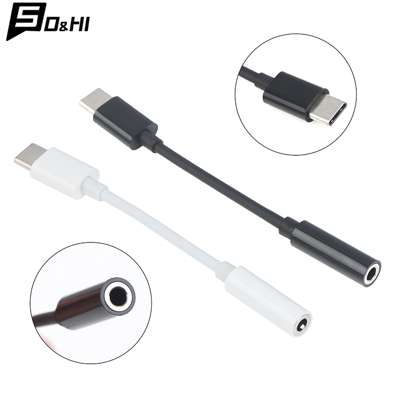 Earphone Splitter Jack - Adaptador de Audio tipo C a