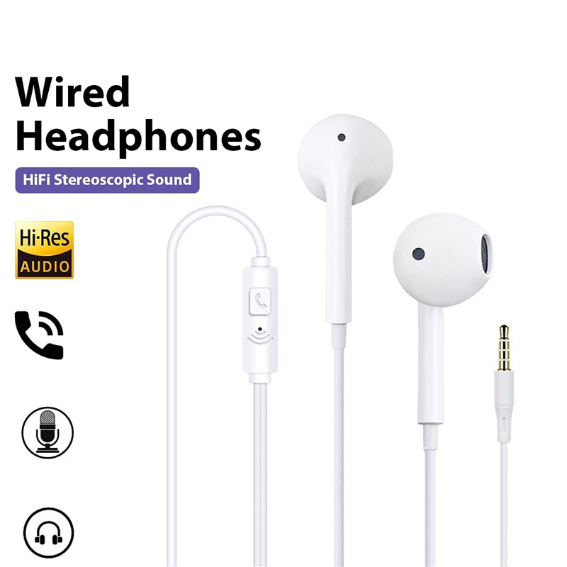 Audiophile Headphone Wired - Auriculares intrauditivos con cable de 3,5mm,