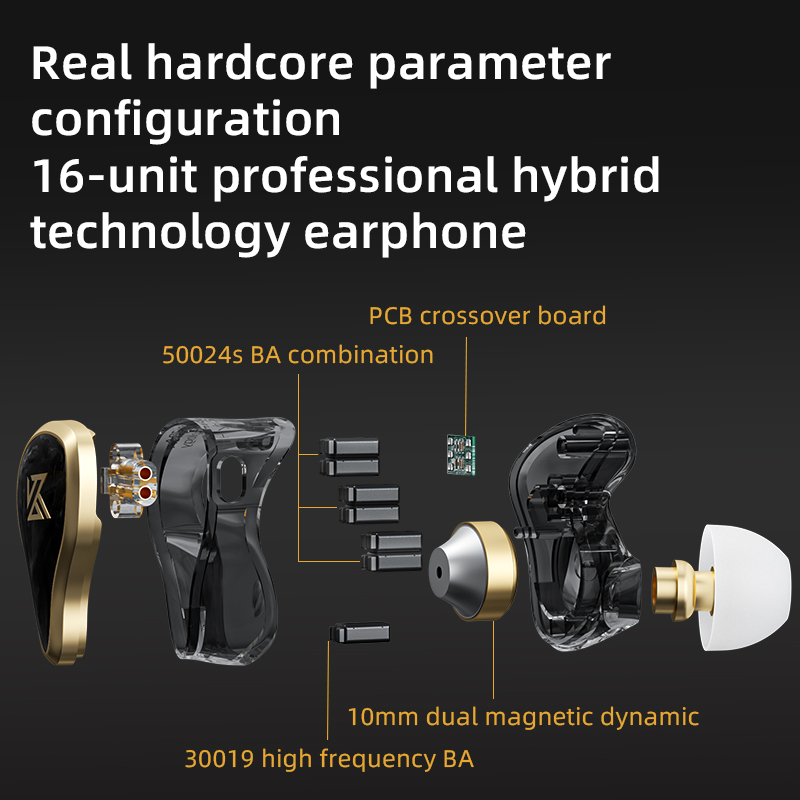 KZ ZAS-auriculares con cable d - Audiophile Headphone Wired reseña y precio