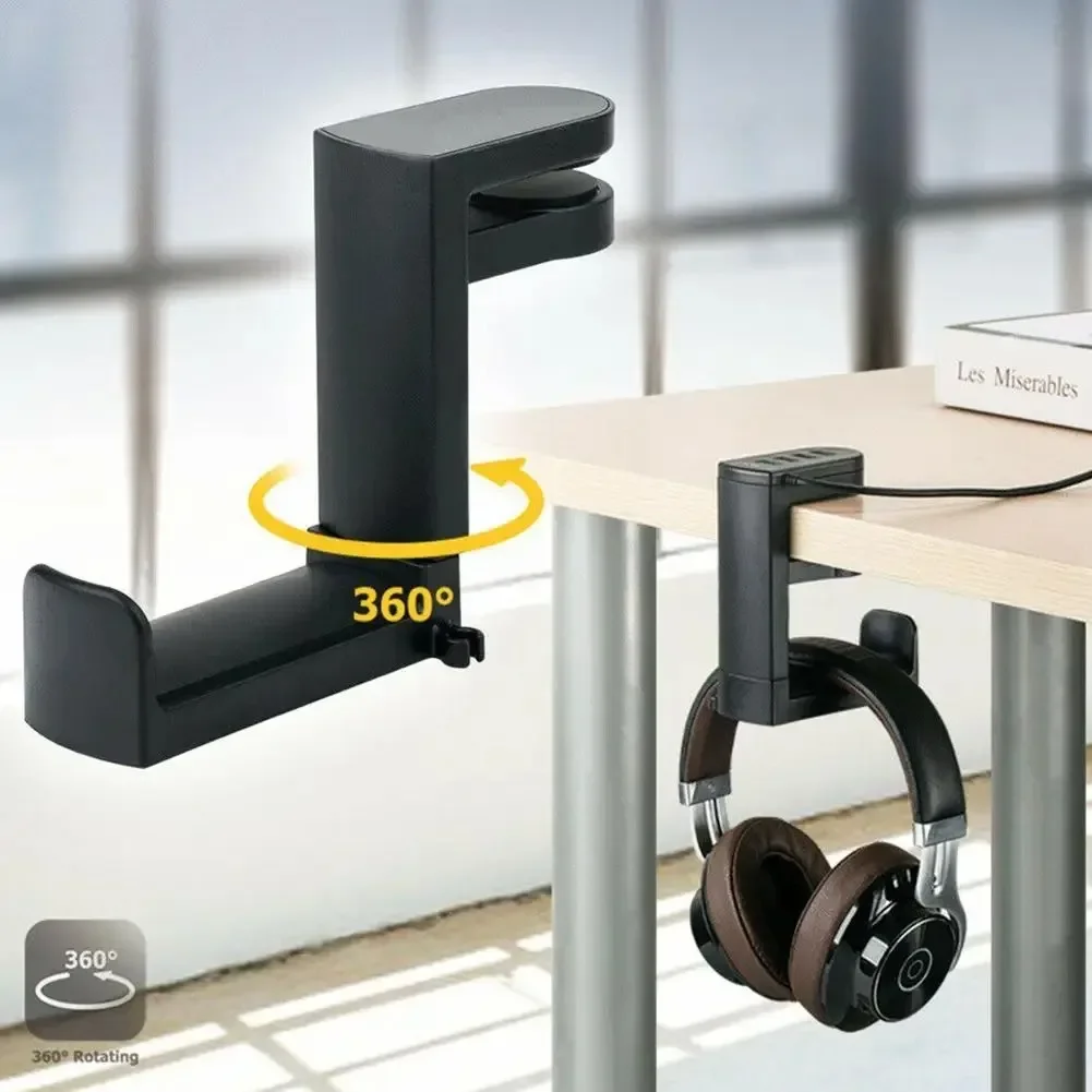 360 °   Soporte giratorio para - Headphone Stand Desk reseña y precio