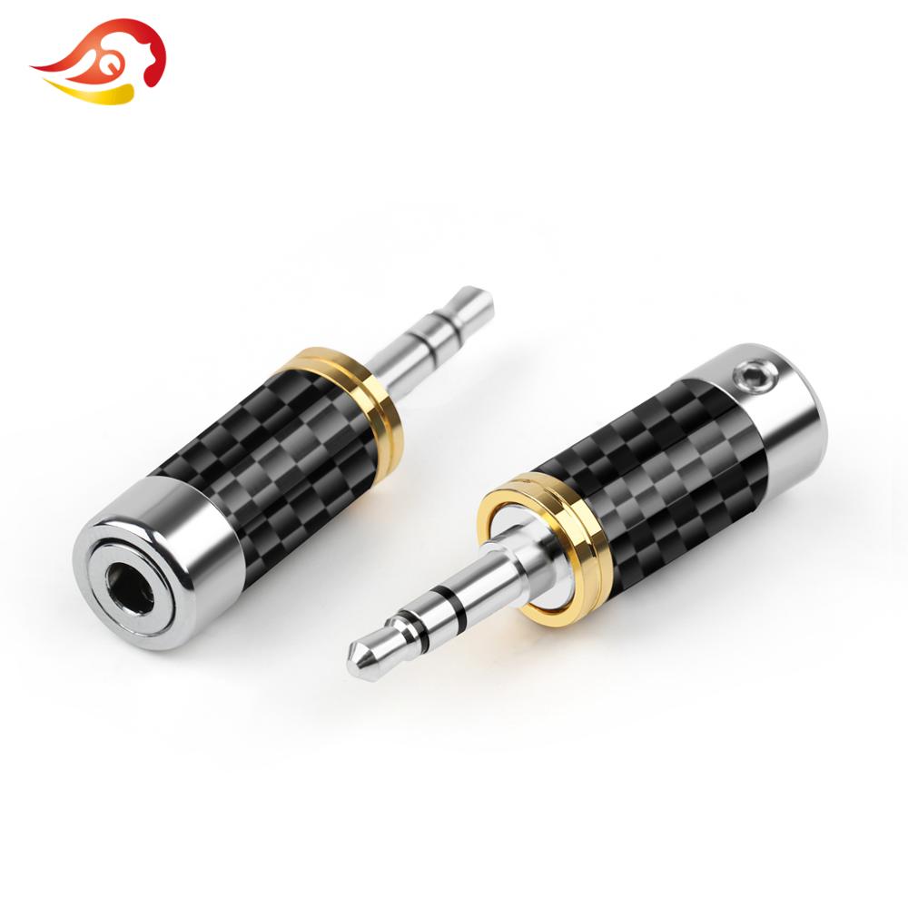 QYFANG-Adaptador de Metal esté - Audiophile Headphone Wired reseña y precio