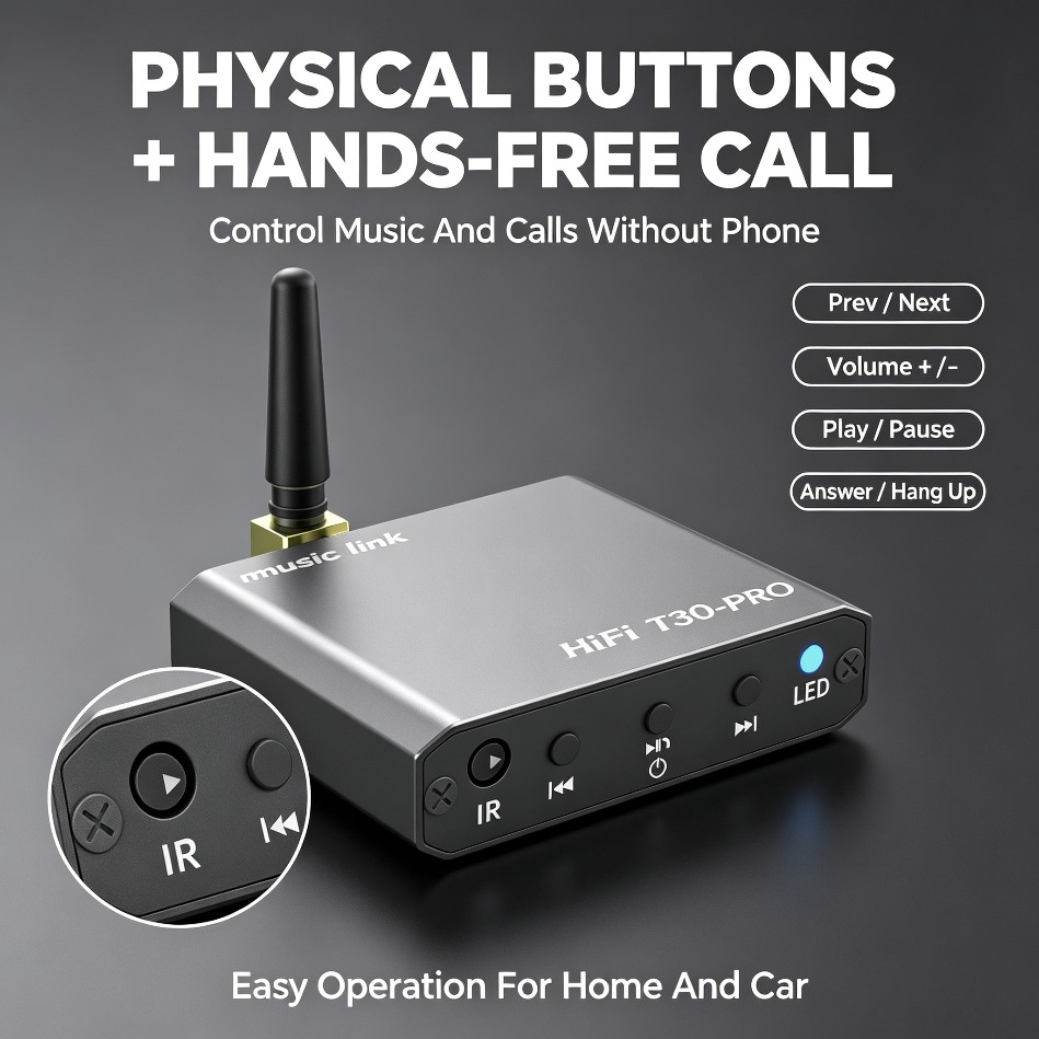 Receptor de Audio Bluetooth 5. - Bluetooth Adapter Receiver reseña y precio