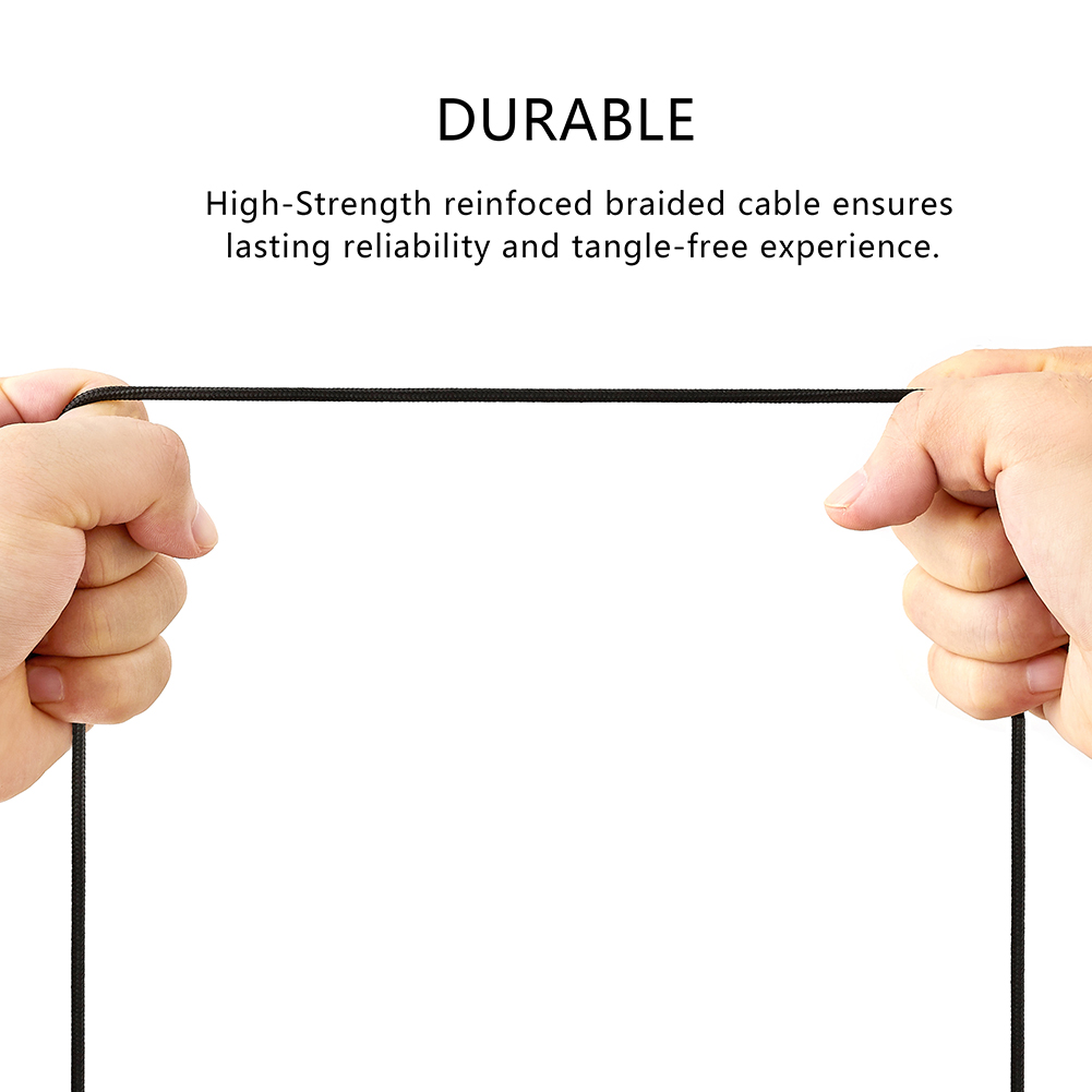Cable de audio trenzado Micro  - Cable Extension 3.5 reseña y precio