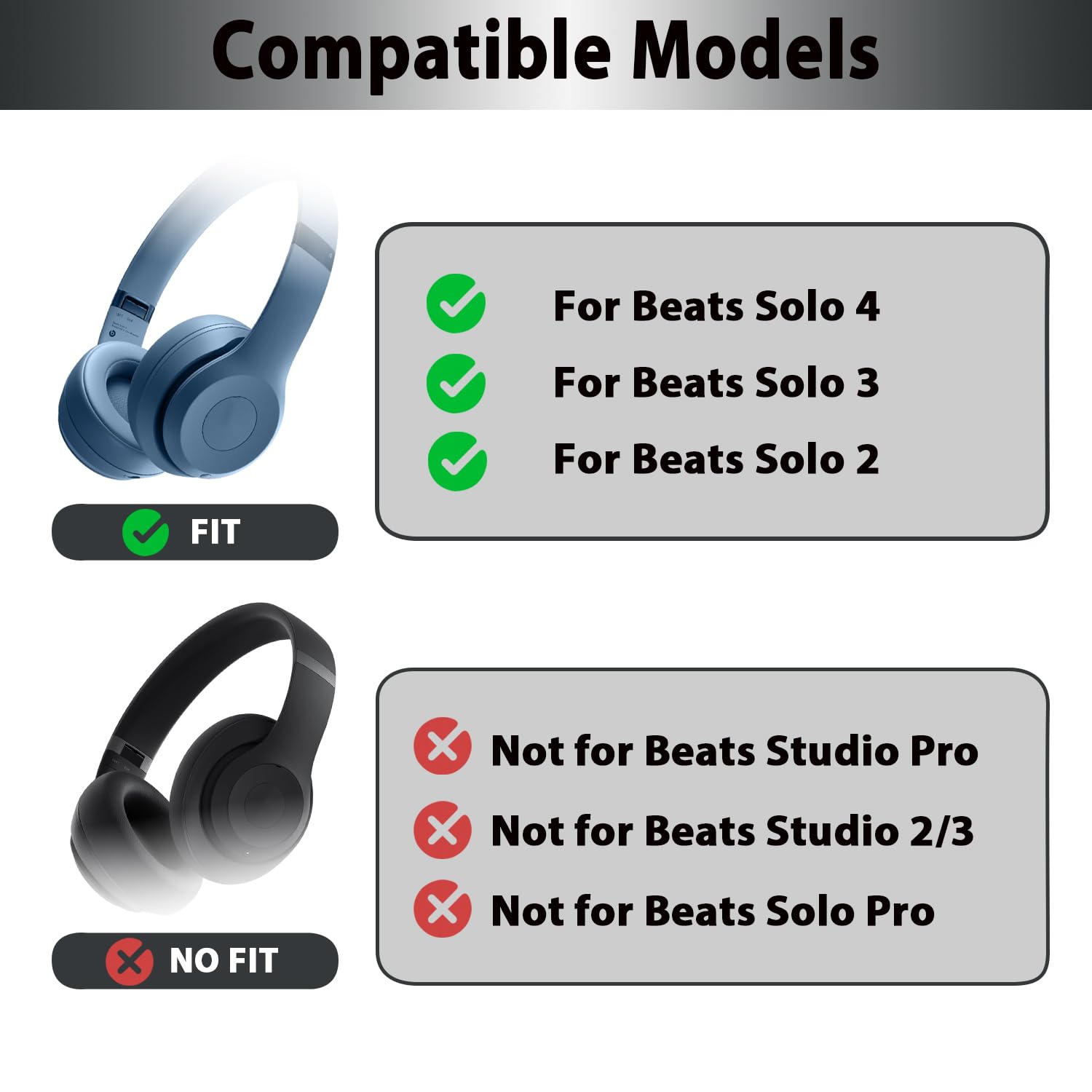 Solo 4 almohadillas de silicon - Beats Headphone Solo 4 reseña y precio